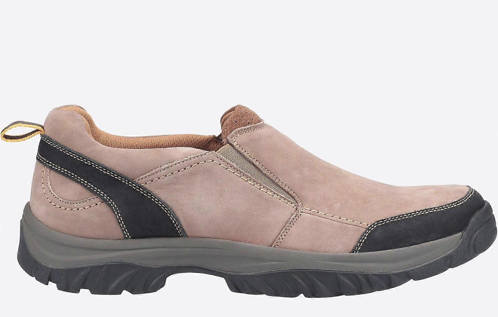 Cotswold Boxwell Memory Foam Slip On Shoes Tan