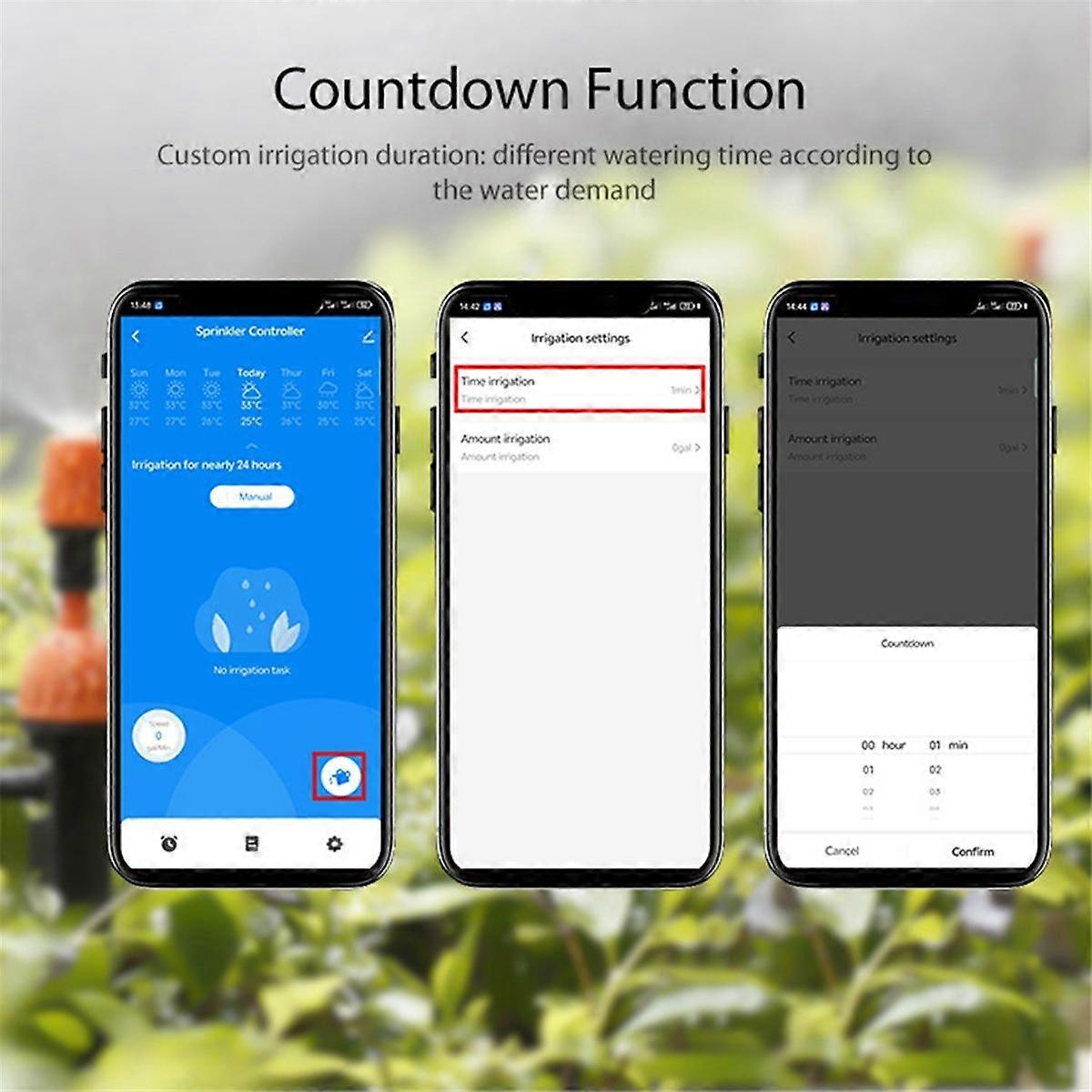 ZigBee Waterer Doodle Smart Single Way Garden Waterer Timer Multifunction Convenient Waterer A
