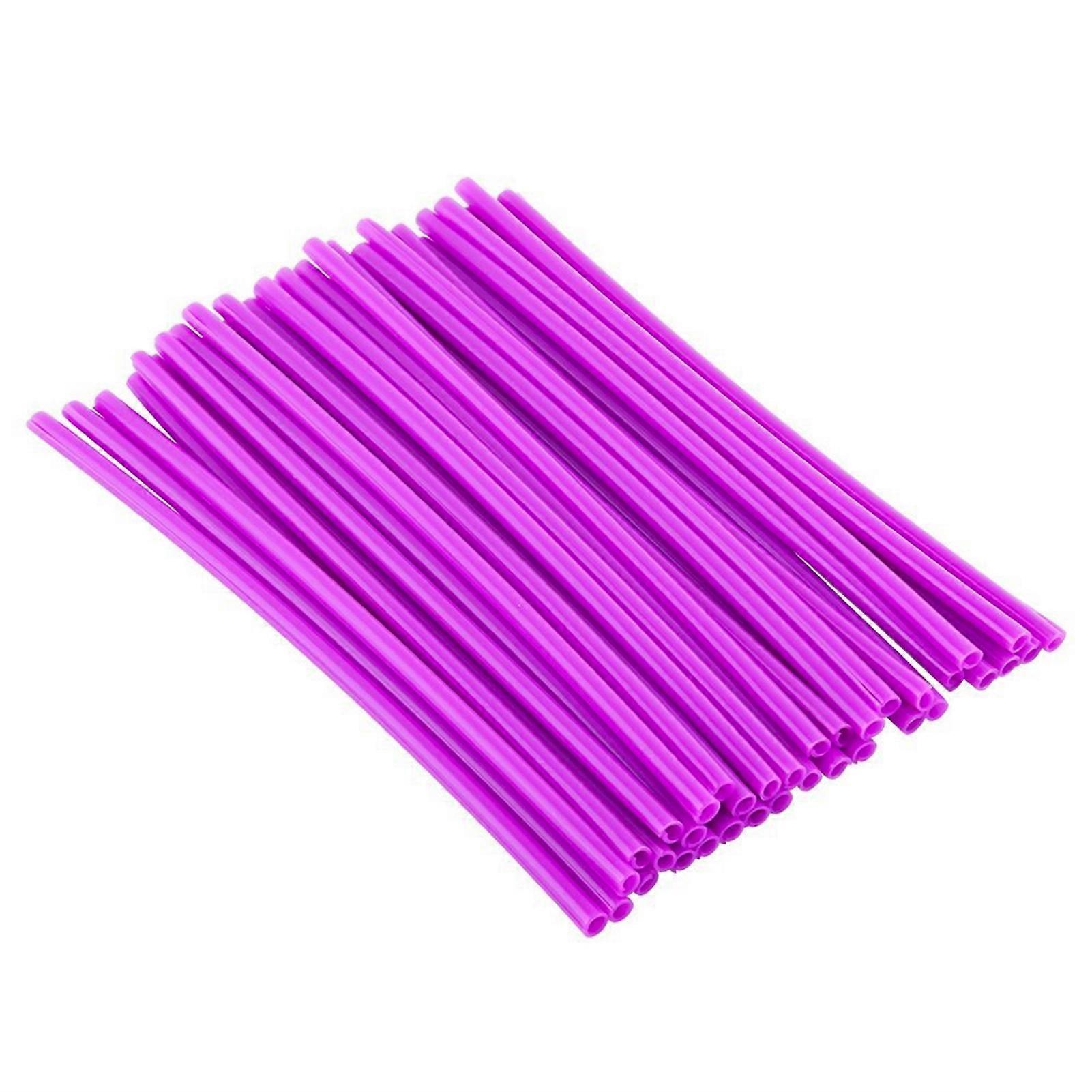 36pcs גלגל דיבר מגן מוטוקרוס חישוקי עורות מחוץ לכביש מגן אופנוע עוטף ערכה סגול