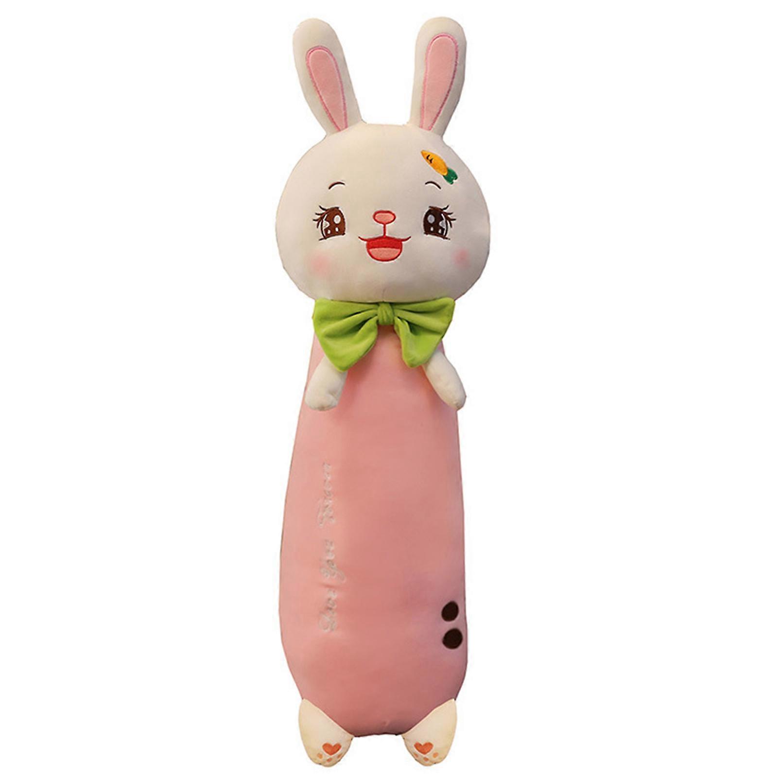 Cute Carrot Rabbit Plush Toy Long Stuffed Pillow Lovely Soft Plushies Pillow Cushion Plush Doll for Kids Birthday Children\'s