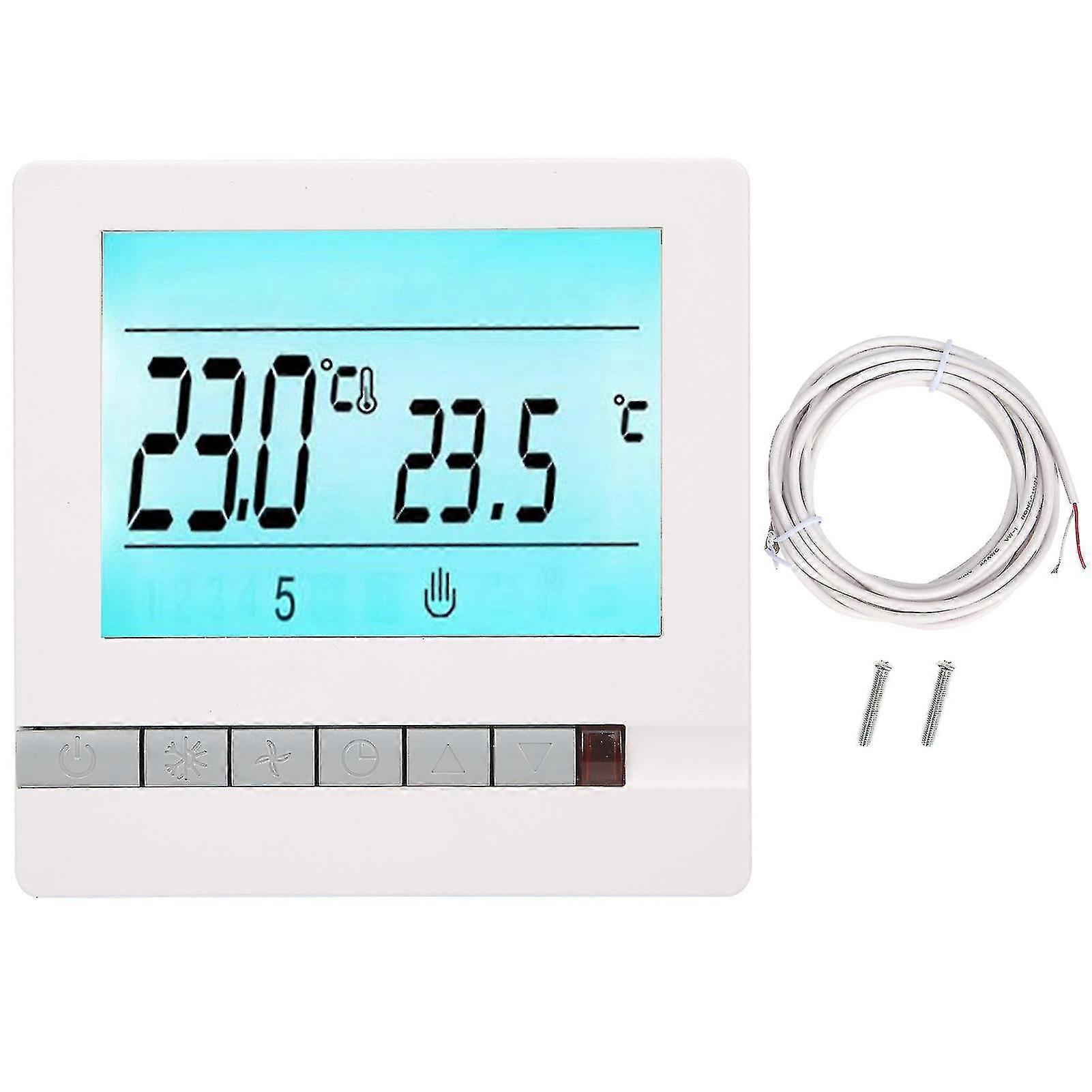 V705h thermostat indoor programmable digital floor heating temperature controller ac220v 16a