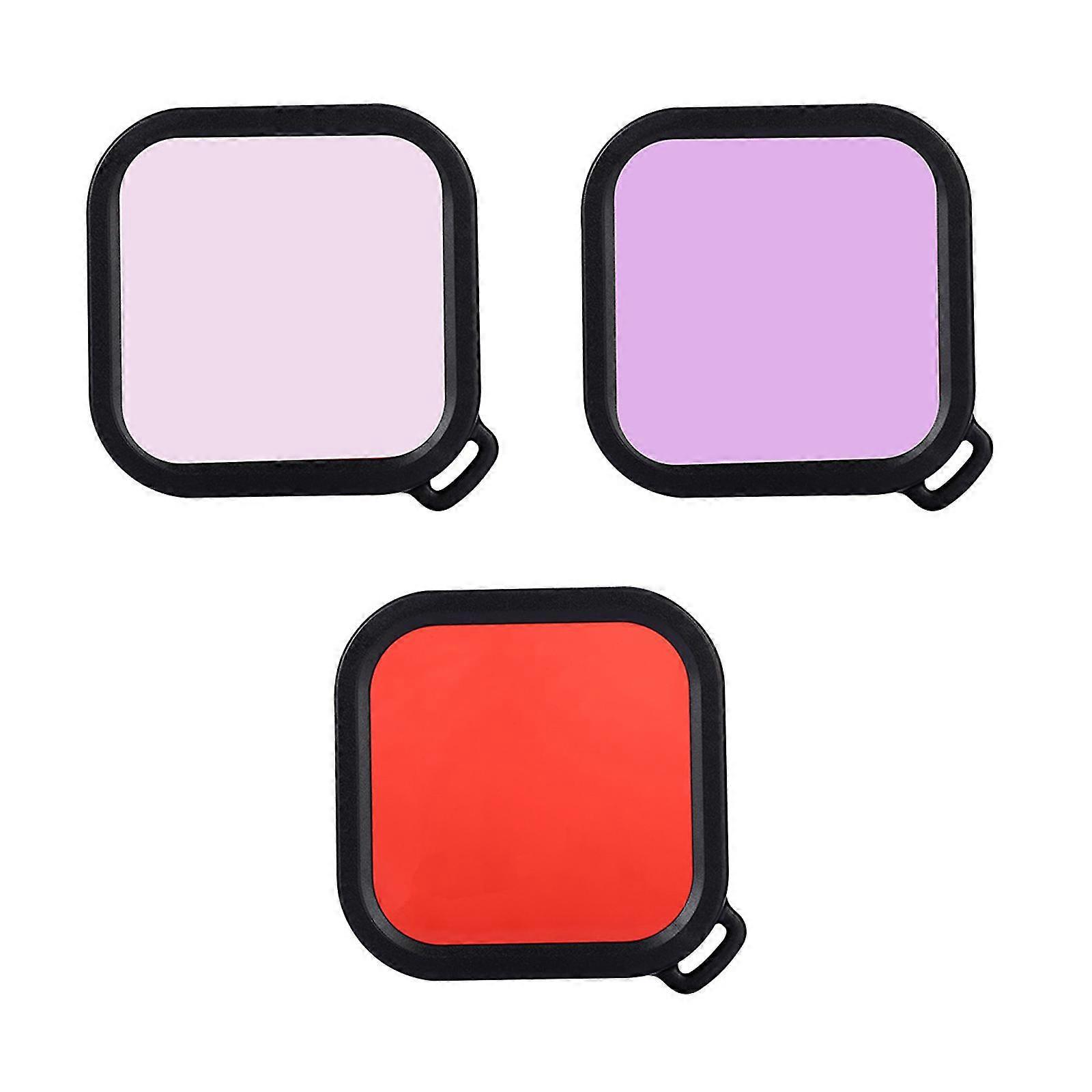 3pcs Waterproof For Case Protective Cover For Shell Filter For GOPRO hero10 9 8 Camera Acces