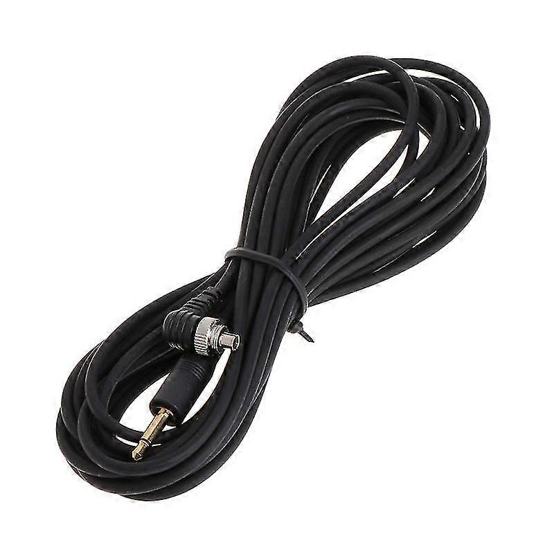 3.5mm Plug To Male Flash Pc Sync Cord Cable Light Trigger For Studio Photography