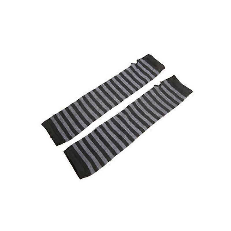 Autumn/Winter Long Arm Warm Fingerless Cuff Sleeves With Long Solid Color