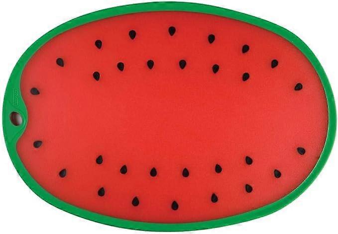 Watermelon Cutting/Serving Board, Watermelon Shape 35.5*25*0.8cm Red