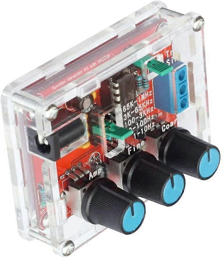 Signal Generator Diy Kit Xr2206 High Precision Function Signal Generator Diy Kit Sine/triangle/square Output Industrial Control Signal Generator1set)