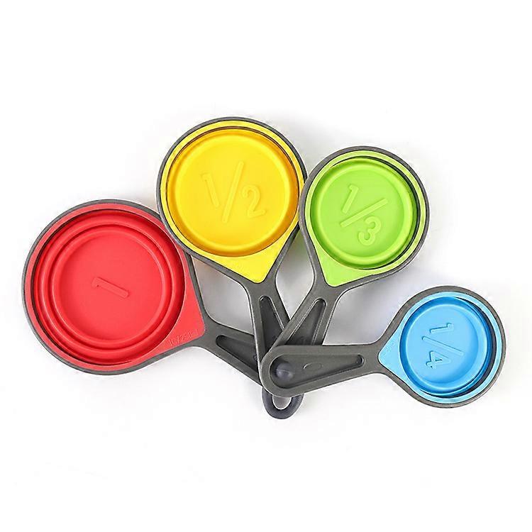 Collapsible Measuring Cups    4pc Nesting
