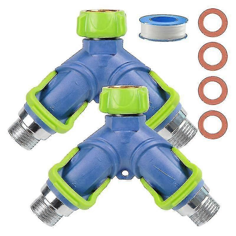 Garden Hose Splitter 2 Way,y Hose Splitter 2 Pack-dt