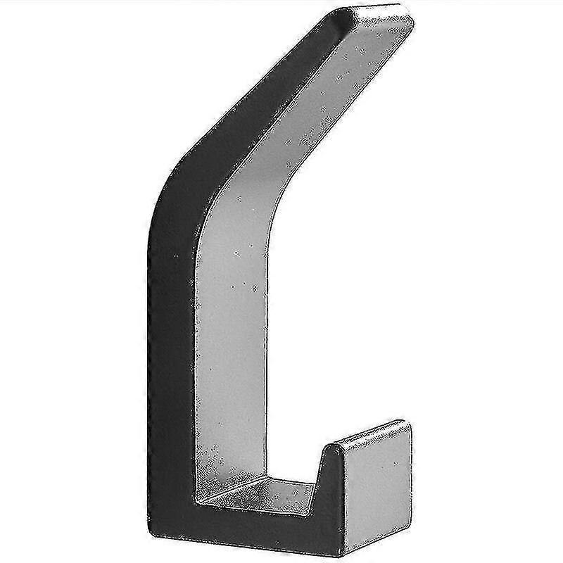 5pcs Black Double Hook Towel Hook Bathroom Clothes Hook