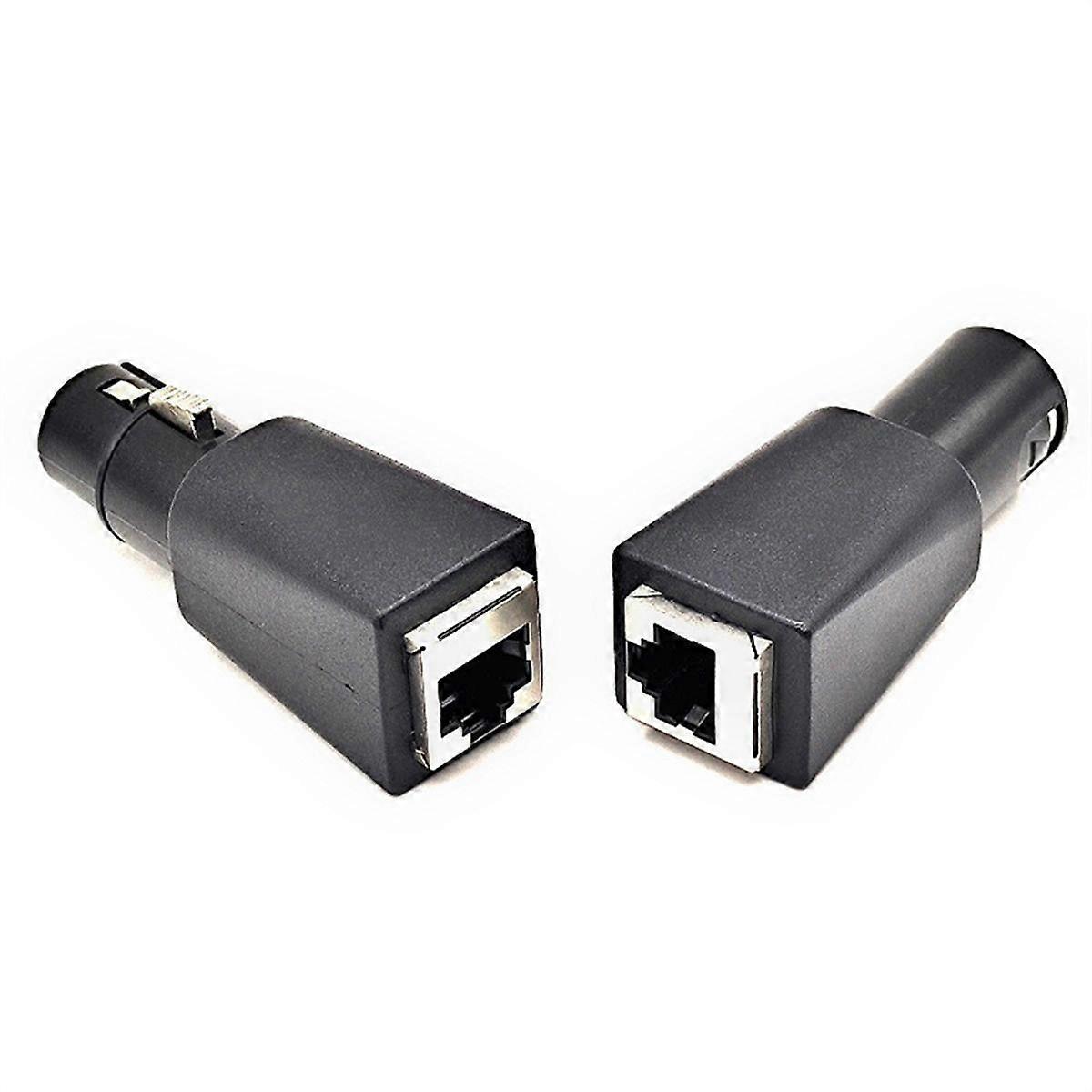 thumbnail image 2 of DMX To RJ45 Adapter Set – 3-Pin XLR Female & Male To Ethernet Connectors For Lighting 2 of 6