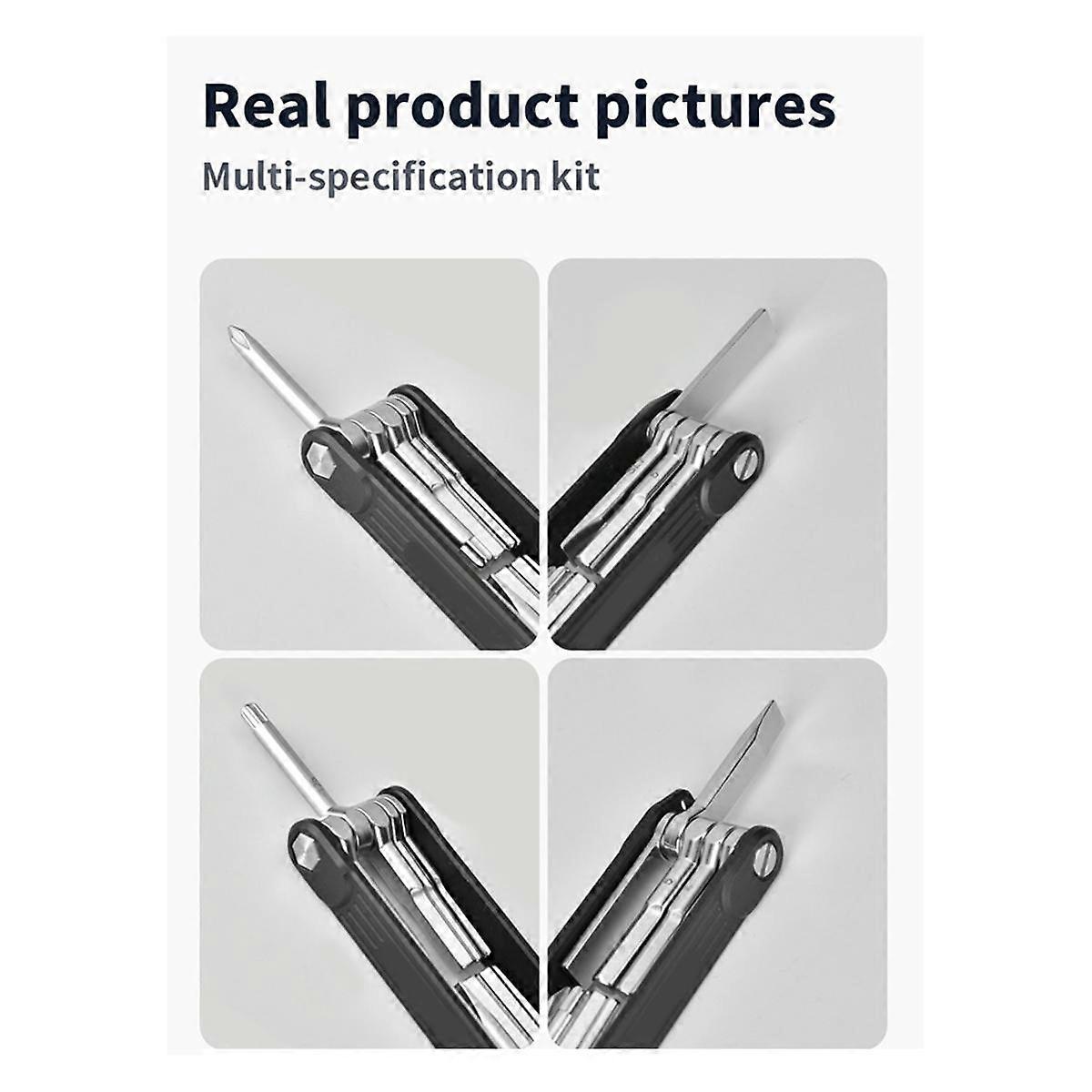 10 in 1 Multi-Function Wrench Foldable Storage for Photography Equipment Assembly Home Repair Emerg