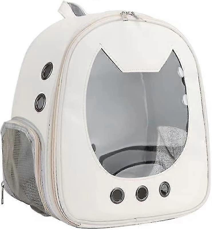 حقيبة النقل للقطط والكلاب ، حقيبة ظهر سفر شفافة للحيوانات الأليفة في الهواء الطلق ، حقيبة حمل القطط المحمولة السفر للتنفس