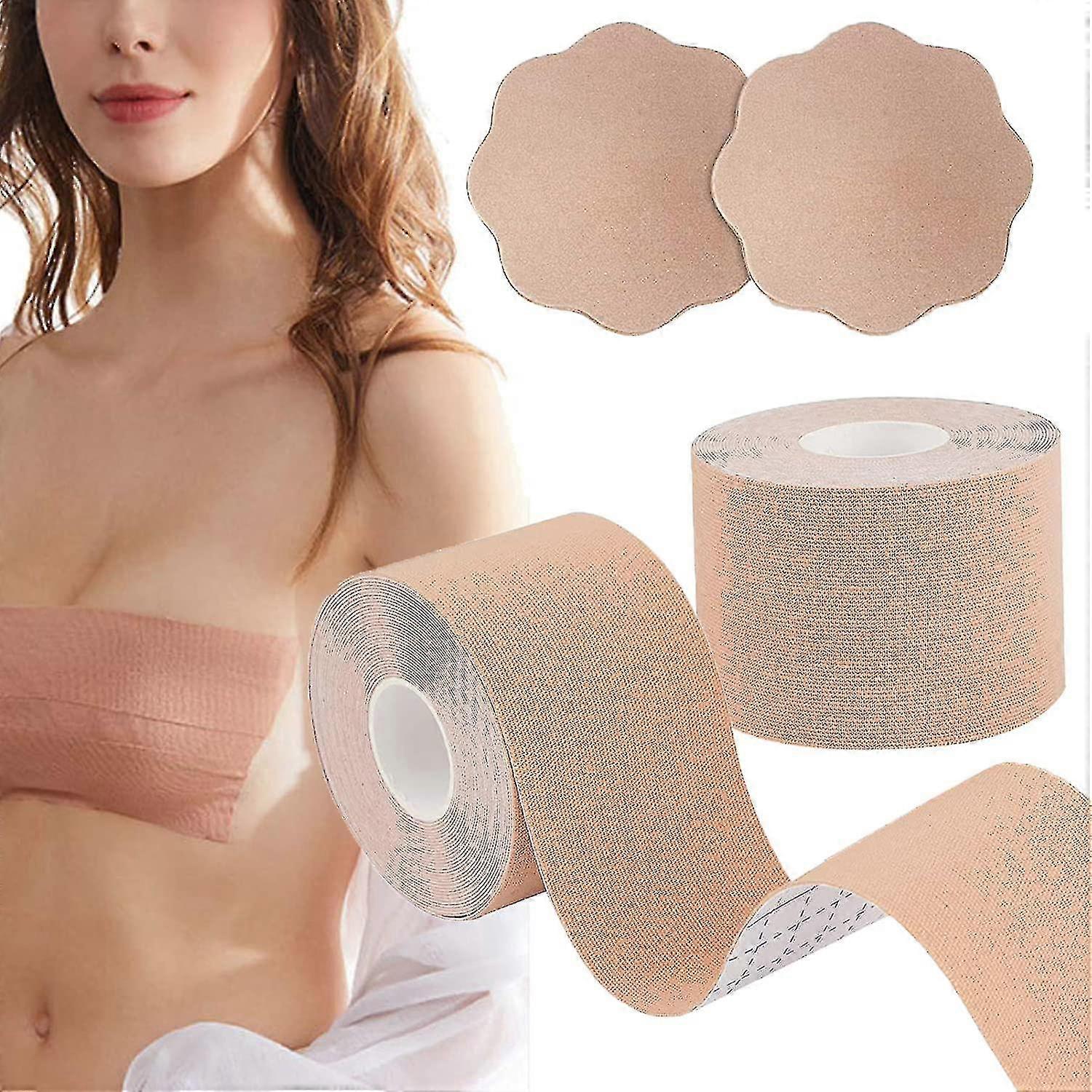 房乳房提升胶带（2 包），运动机能恢复胶带