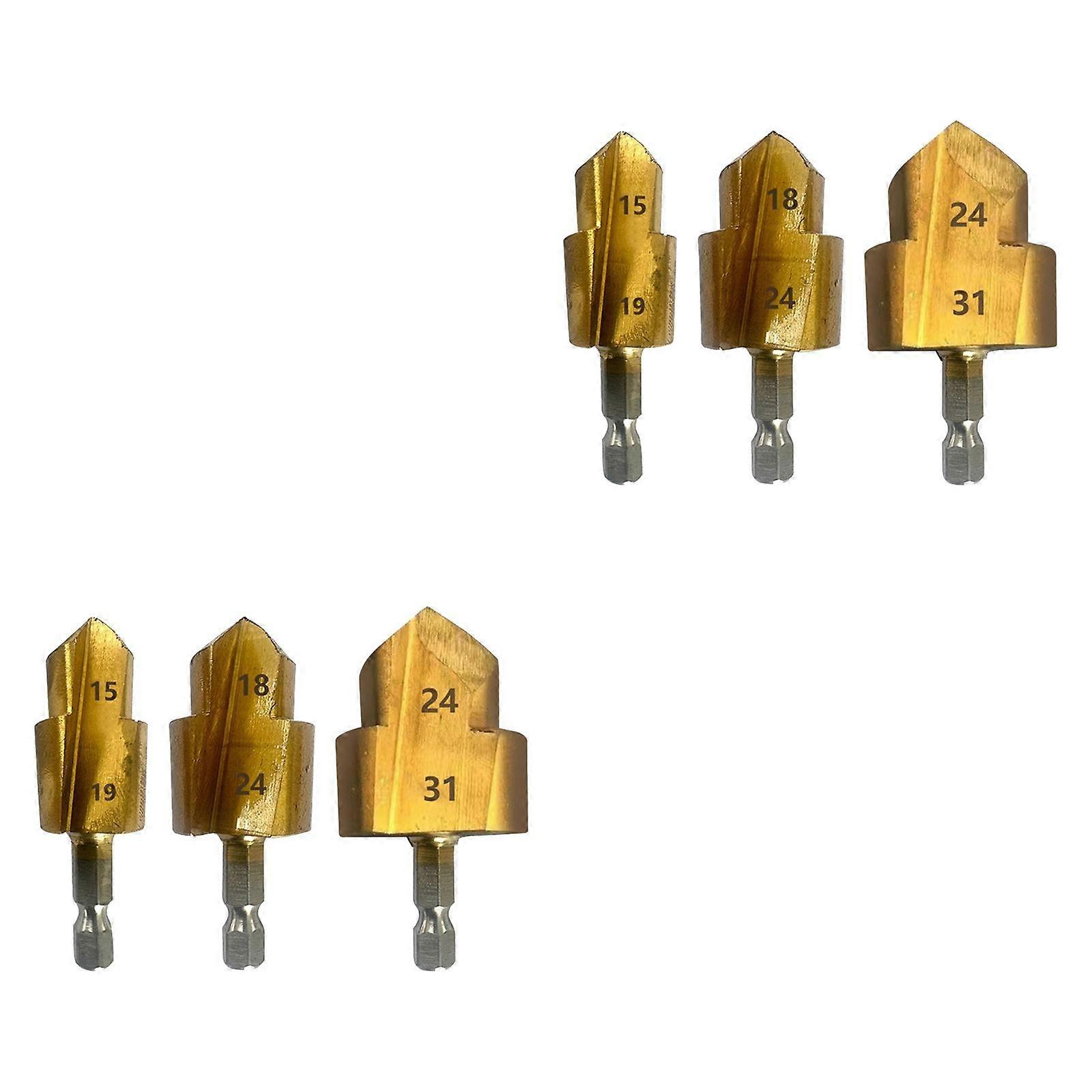 6Pcs PPR Lifting Stepped Drill (20mm+25mm+32mm)x2