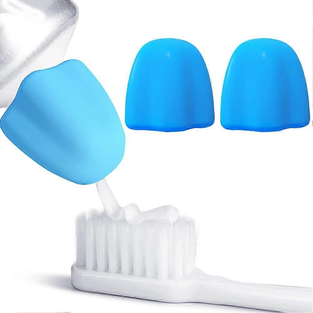 Silicone Toothpaste Caps,Self-Closing Toothpaste Caps by,Self-Closing Toothpaste Caps,for Adults and Children's Bathroom,3Pcs