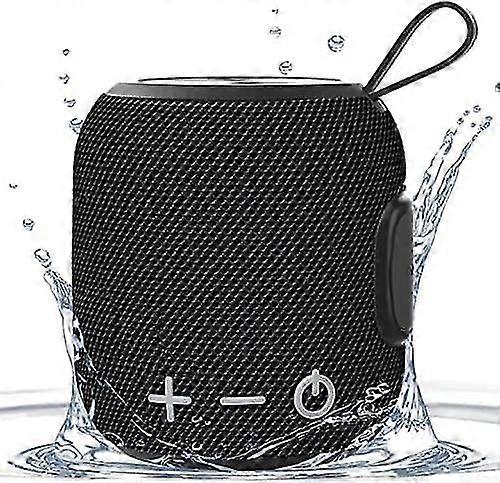 مكبر صوت بلوتوث ، مكبر صوت بلوتوث محمول ، مكبر صوت لاسلكي صغير بلوتوث 5.0 مزدوج (أسود)