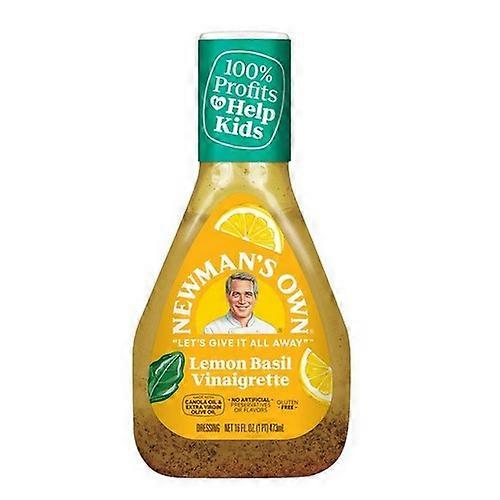Newman's Own Lemon Basil Italian Dressing ,16 Oz(Case Of 6)
