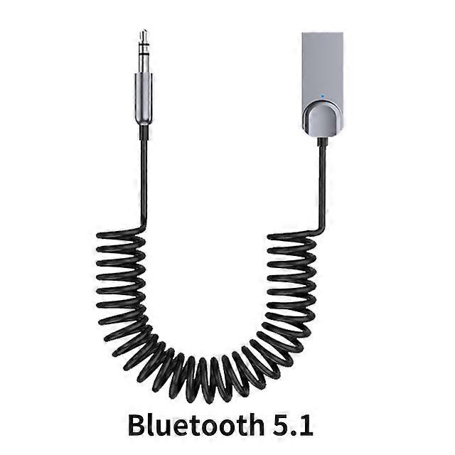 Wireless Bluetooth 5.1 Adapter Dongle USB To 3.5mm Jack Car Audio Aux Bluetooth Handsfree Kit For Car Receiver BT transmitter