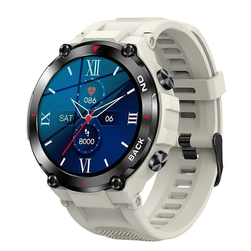 K37 Smart Sports Watch 1.32'' 360*360px Full-touch Screen 40 Days Super Long Standby Navigation IP67 Waterproof Fitness Compatible with Android iOS