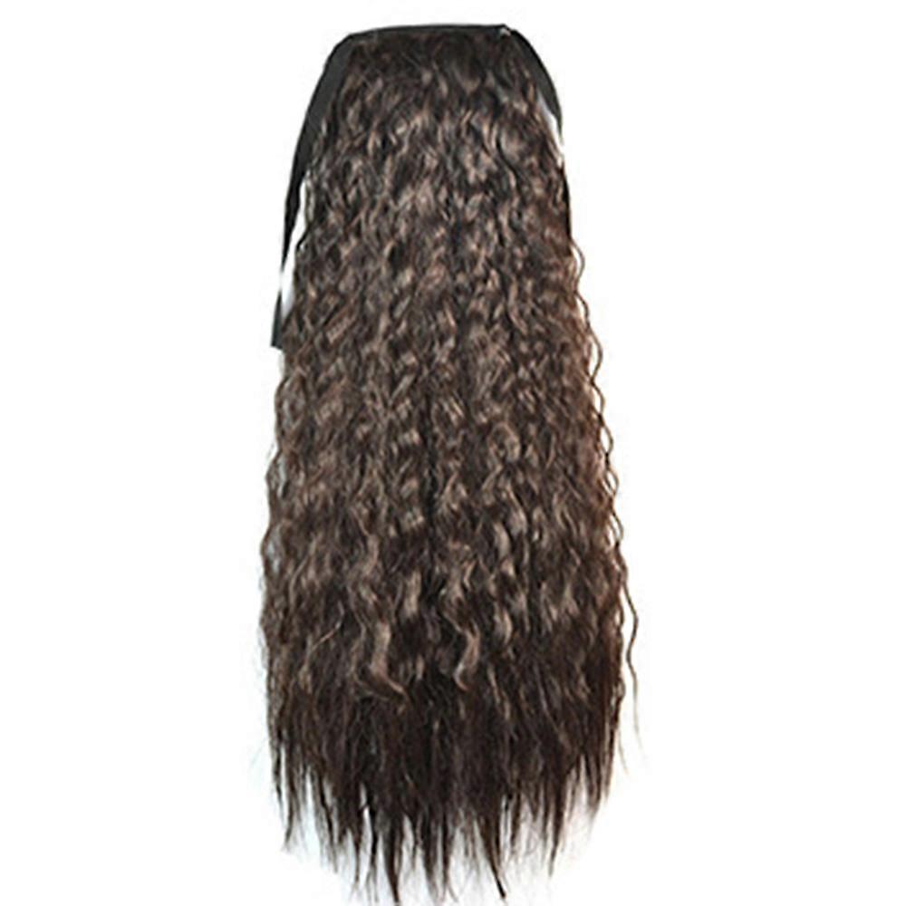 Wig Corn Perm Lace-up Horsetail