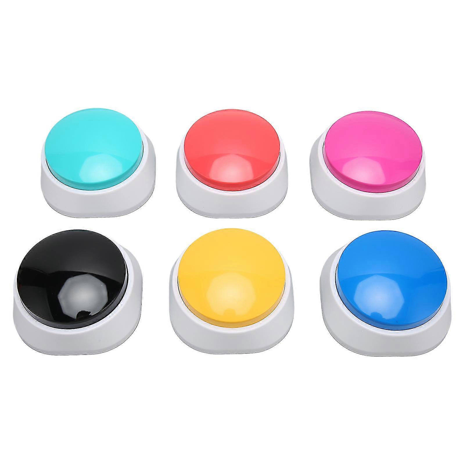 30 Second Record Custom Pet Training Buzzer for Dogs and Cats (6pcs)