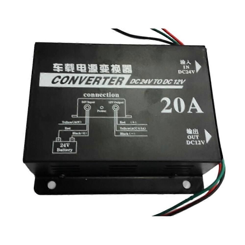 20A Inverter Transformer 24V to 12V DC Stepdown