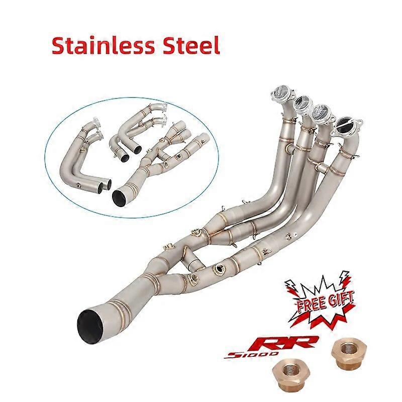 Redkid Slip On Pour BMW S1000RR S1000R S 1000 RR R 2019 - 2022 60mm Motocycle Échappement Front Link