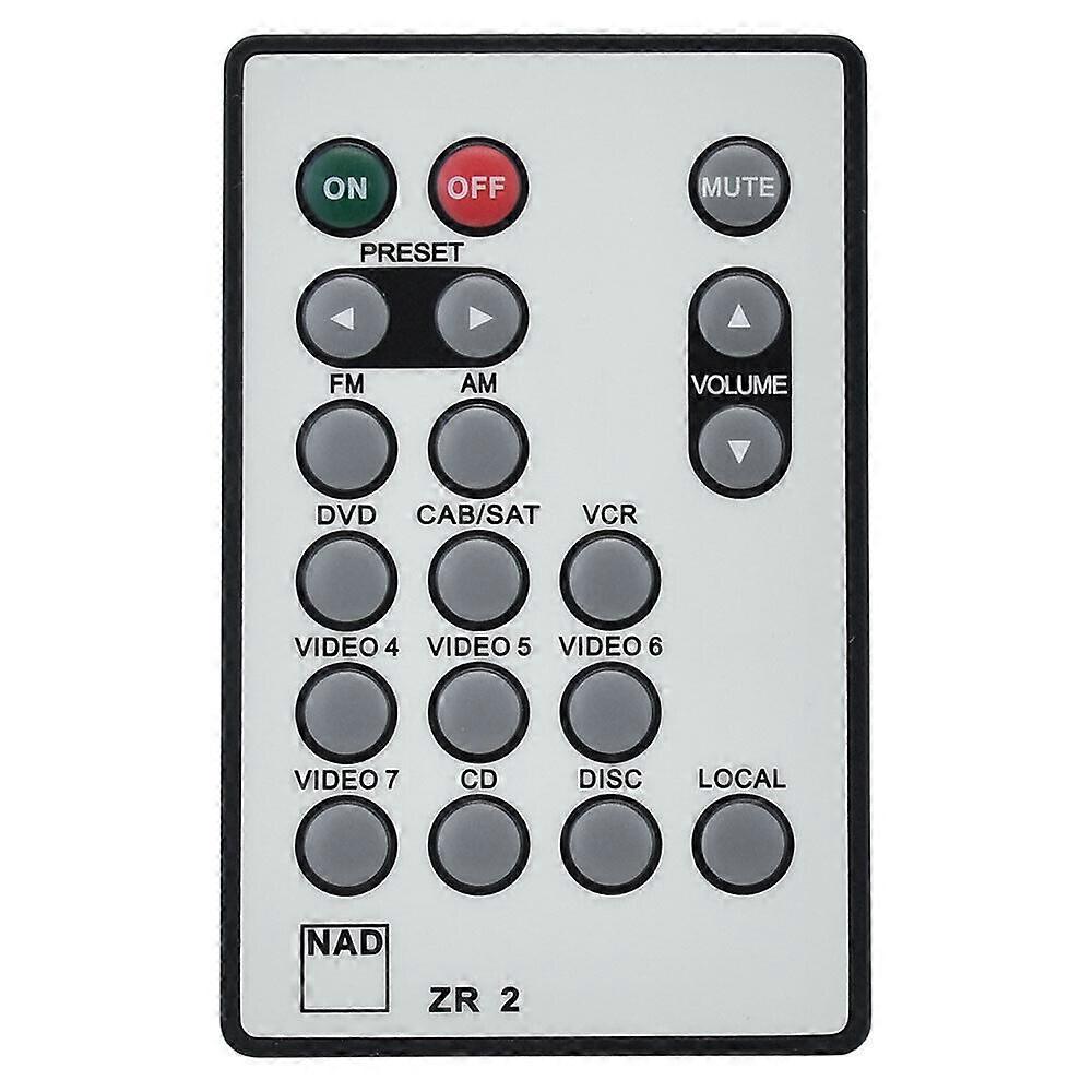 ZR 2 ZR2 For NAD Zone 2 Sound Stereo AV Receiver Remote T175 T773
