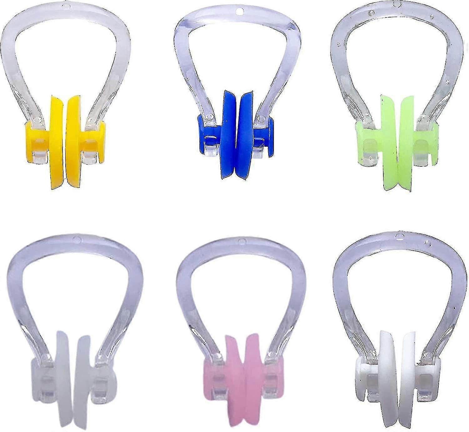6 Förpackningar Barn Simklämmor, Simplugg Silikonklämma Vattentät