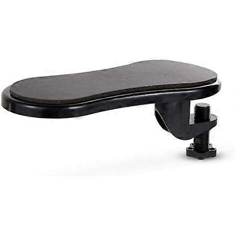 Computer Armrest Cushion, Keyboard Armrest, Ergonomic Keyboard Wrist Rest Support Rotating Wrist Pad Support (Black)