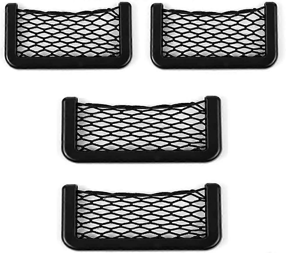 4 Pack Car Storage Mesh Car Trunk Storage Mesh Mesh Storage Bag