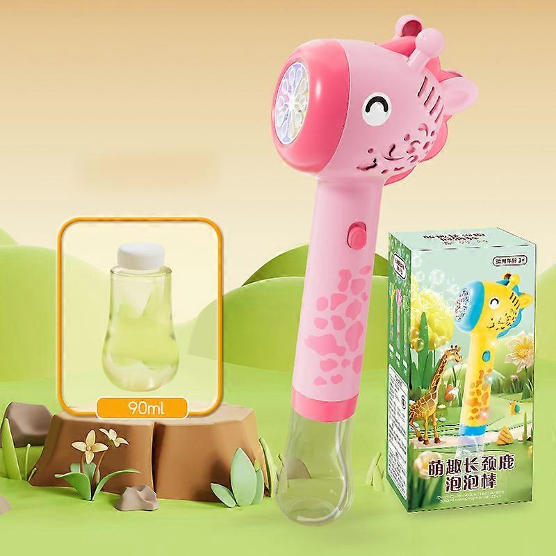 Automatic Bubble Machine Toy - Light-Up Deer Bubble Blower for Kids