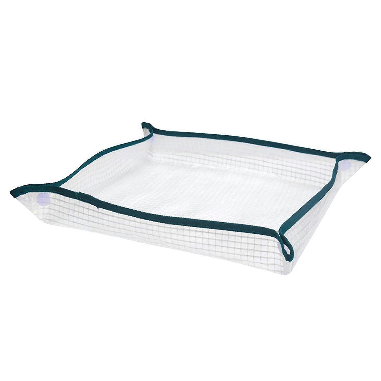 Kir tutmayan polietilen kaplamalı, su geçirmez, tekrar kullanılabilir, taşınabilir, katlanabilir saksı dikim matı