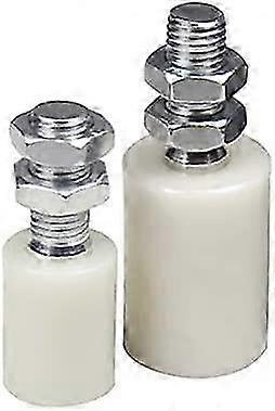 Threaded rod mounts for sliding doors, sliding door rails or other applications