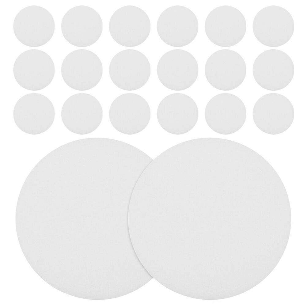 20 pz Copertura di illuminazione da incasso Piastre di diffusione per faretti Piastre di ombreggiatura rotonde per fogli di diffusione Bianco 5.90X...