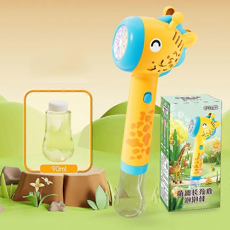 Automatic Bubble Machine Toy - Light-Up Deer Bubble Blower for Kids