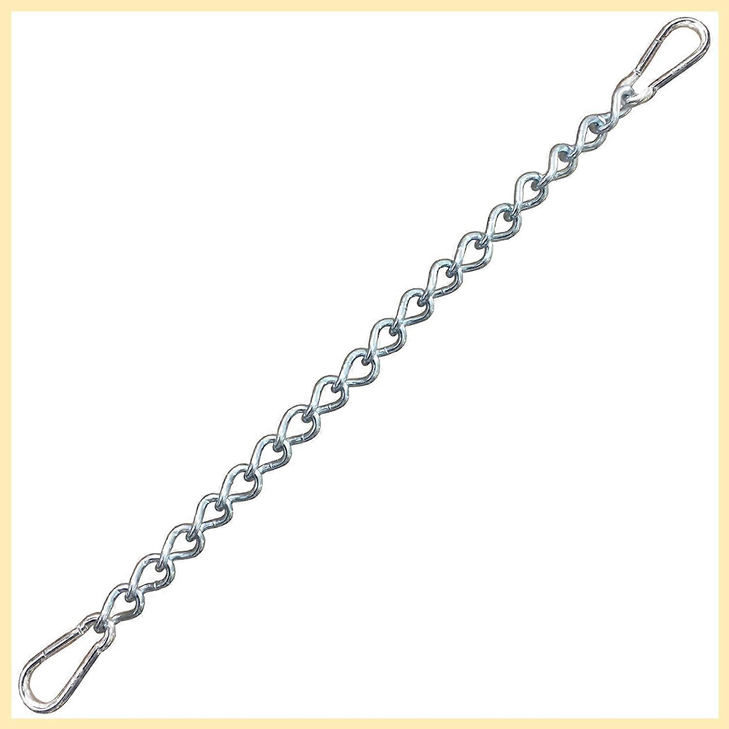 Chain with two carabiners, variable attachment for hanging chair | Max Load 230 kg (500 lb) | different designs (Chain 66 cm)