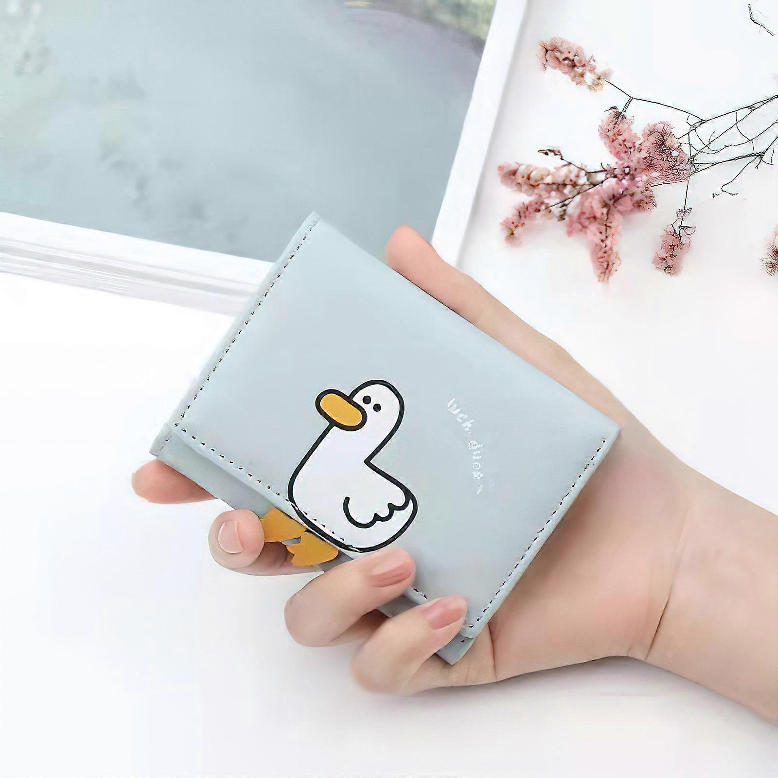 Uniquely PU Wallets Practical Compact Multicolor Cute Duck High-quality Portable Gift