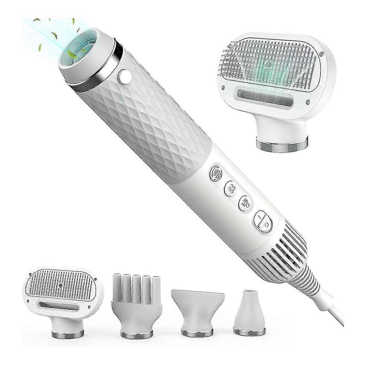 Hundehaartrockner, 5-in-1-Handhundtrockner mit Temperatureinstellung, Haustier-Hundeföhn für zu Hause