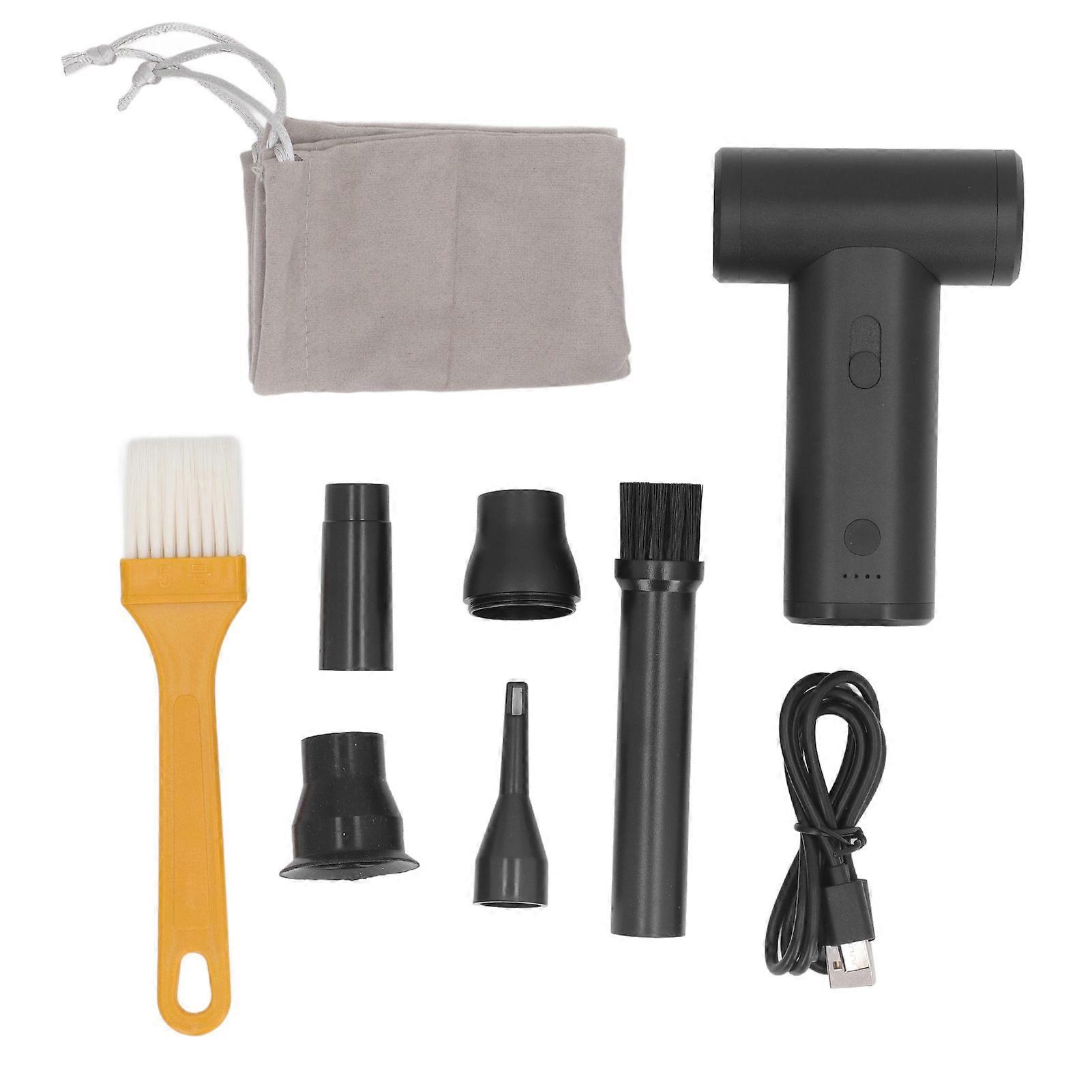 J01 Palmare Turbina Jet Fan 110000RPM Ad Alta Potenza Senza Lama In Lega di Alluminio USB Ventilatore A Getto Aspirapolvere Per Auto Tastiera