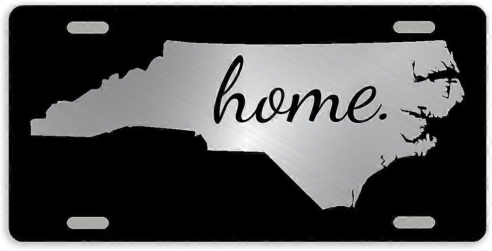 LINCMAN Home State Metal Car Tag Auto Tag License Plate Cover with 4 Holes 12 x 6 Inches -North Caro