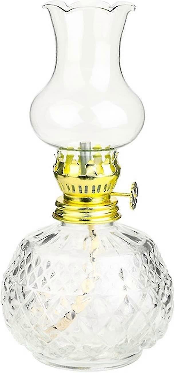 Lampe à huile Jar Kerosene Lantern - Lampes ouragan d’intérieur classiques (7 po)