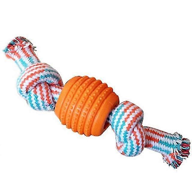 Bite Resistant Dog Rope Toy Pet Interactive Knot Design Small Medium Dogs Chew Ropes Puppy Teething Toy SuppliesChew and clean teeth toys