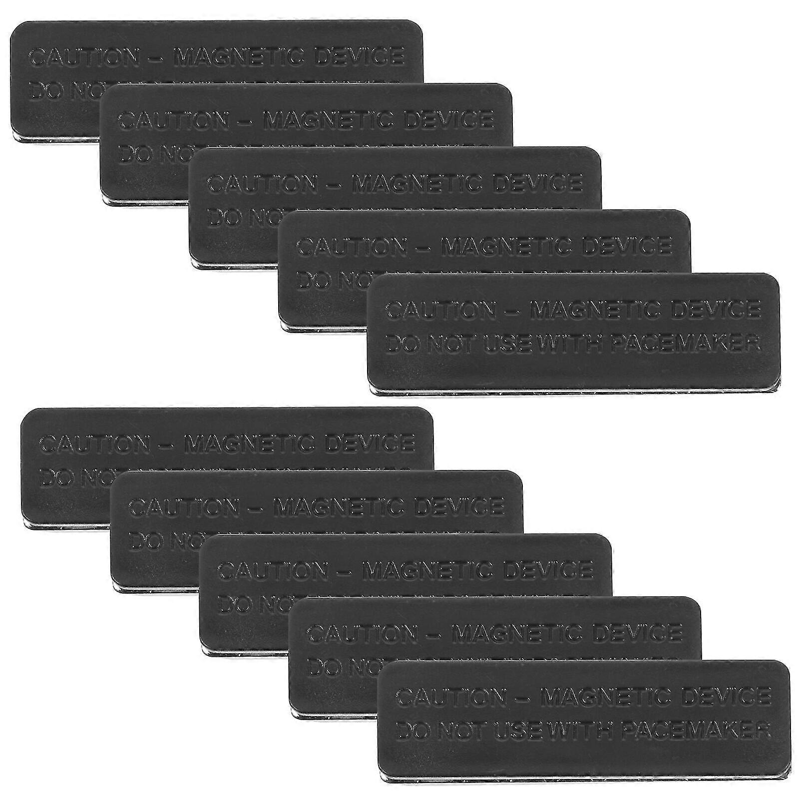 10pcs Name Badge Magnets Name Tags Magnets Adhesive Backing Id Badge Magnets