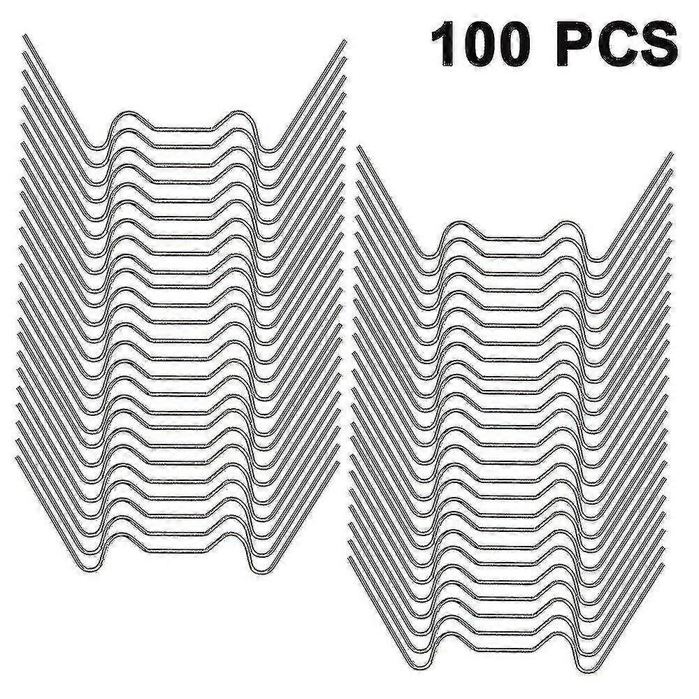 Rustfrit stål glasclips, W Type drivhusclips, til drivhus -
