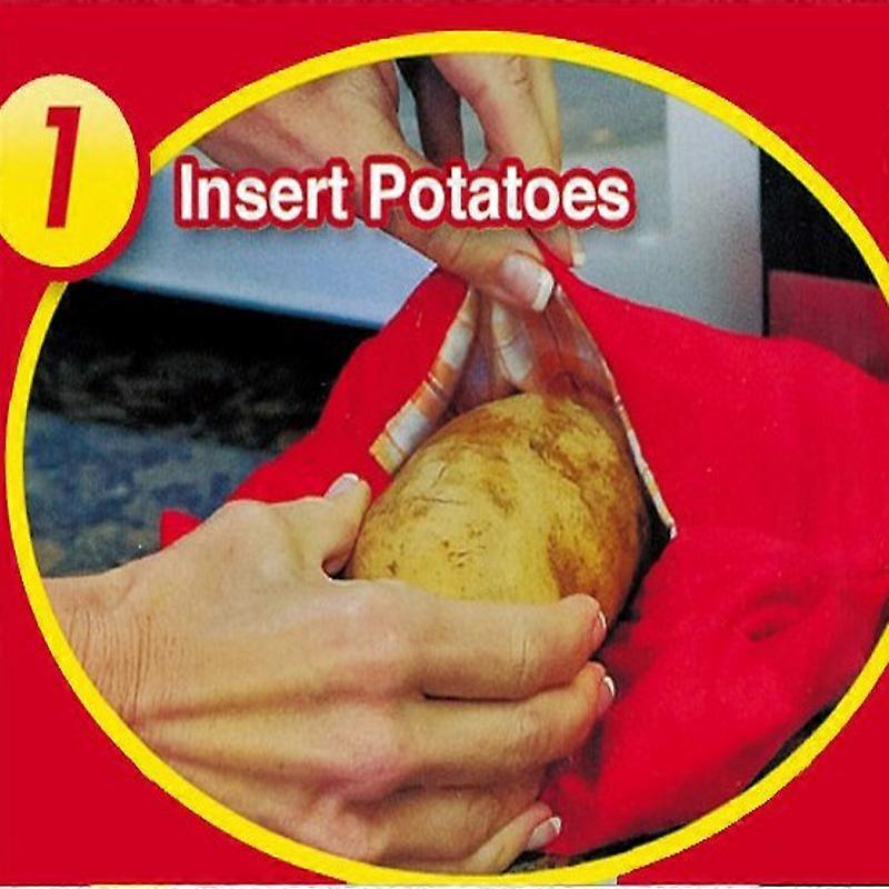 Mikroaaltouuni, uuni, paistettu bataattipussi, perunapussi, maissilämmitys, mikroaaltouuni, erikoispussi