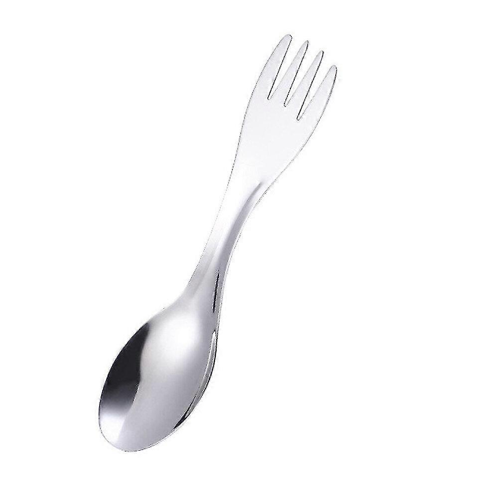 outdoor camping picnic spoon tableware fork multifuntional dessert 5pcs