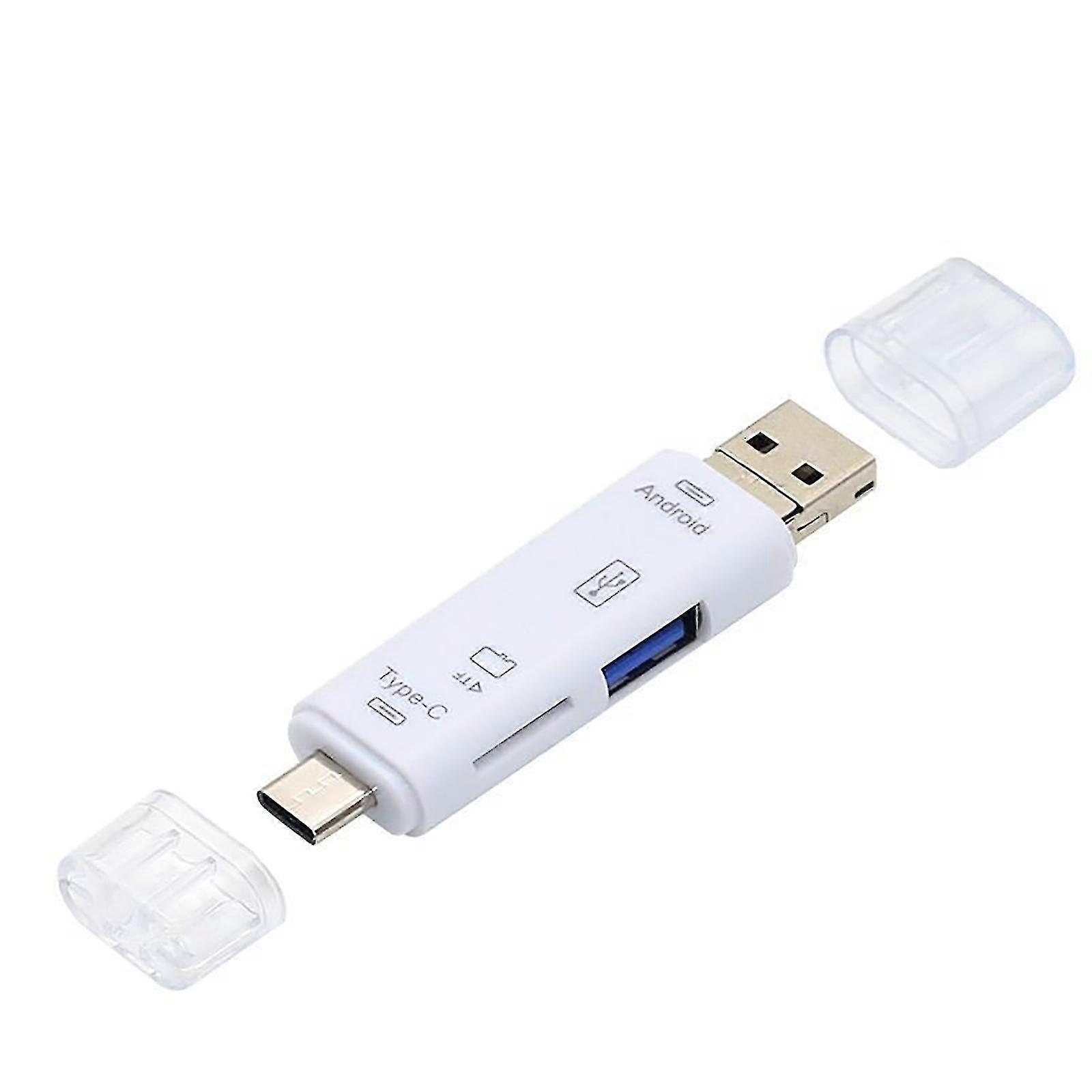 Type-c Card Reader Tf Micro Usb To Otg Mobile Phone Multi-functional Tf Reader