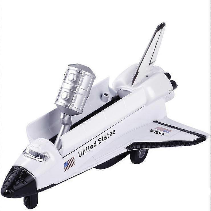 1:100 High simulation alloy pull back aircraft,metal Shuttle model,musical&flashing,collection toy model