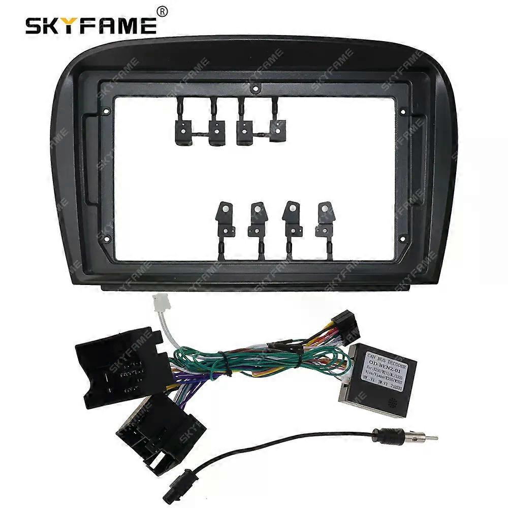 Applies to Car Frame Fascia Canbus Adapter Radio Fitting Panel Kit For Benz SL Class W230 CLC SLK R230 SL350 SL500 SL55 SL600 SL65